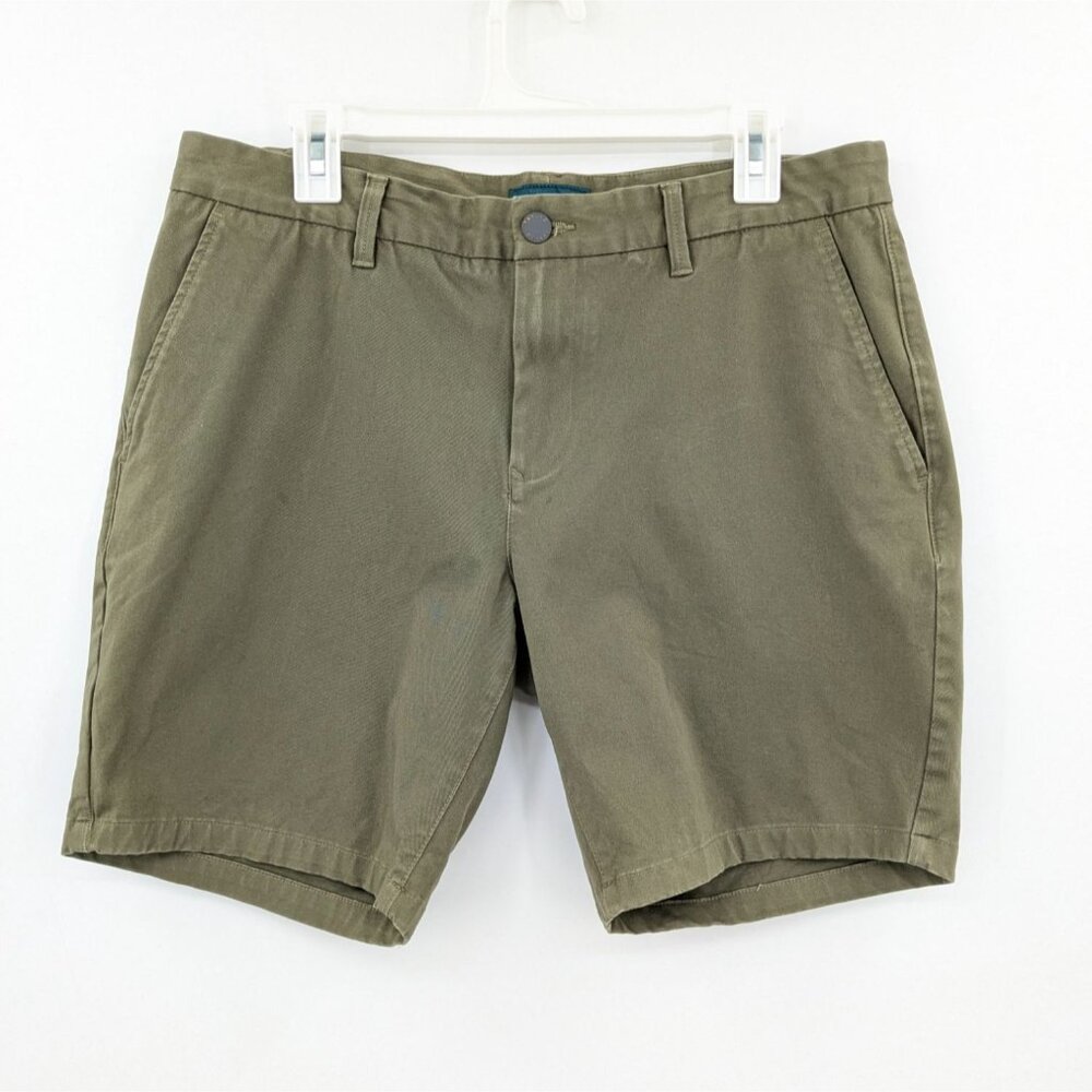 TAYLRD Slim Fit Chino Shorts Men Size 34 Casual Minimalist Stretch Preppy Modern